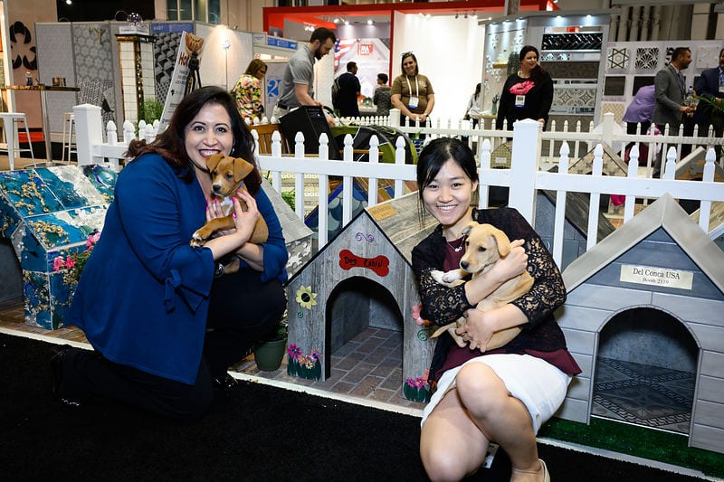 TCNA Members Donate Tiled Doghouses to Pet Alliance of Greater Orlando