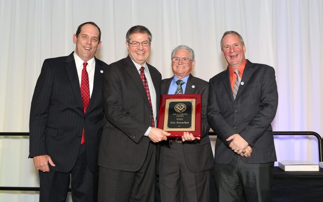 TCNA Executive Director Eric Astrachan Receives National Tile Contractors Association Joe Tarver Lifetime Achievement Award